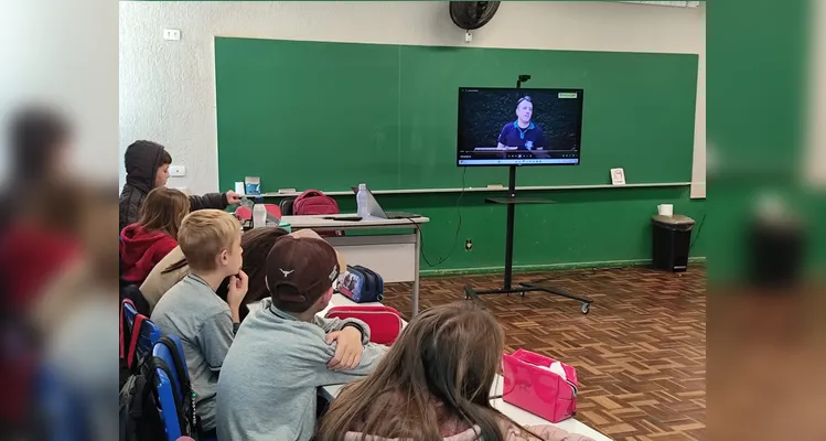 O conteúdo especial do Vamos Ler em formato de videoaula foi base importante para os estudos da turma.