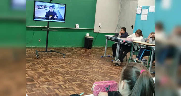 O conteúdo especial do Vamos Ler em formato de videoaula foi base importante para os estudos da turma.