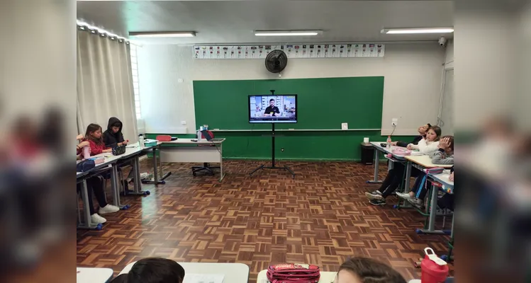 O conteúdo especial do Vamos Ler em formato de videoaula foi base importante para os estudos da turma.