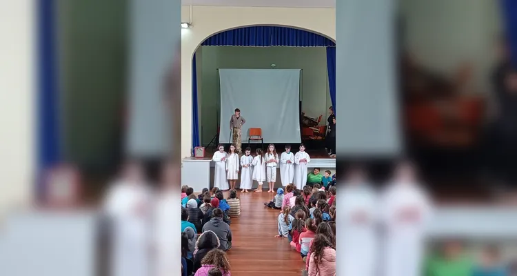 Entre as atividades realizadas, os discentes organizaram apresentações, cantigas e rodas de leitura.