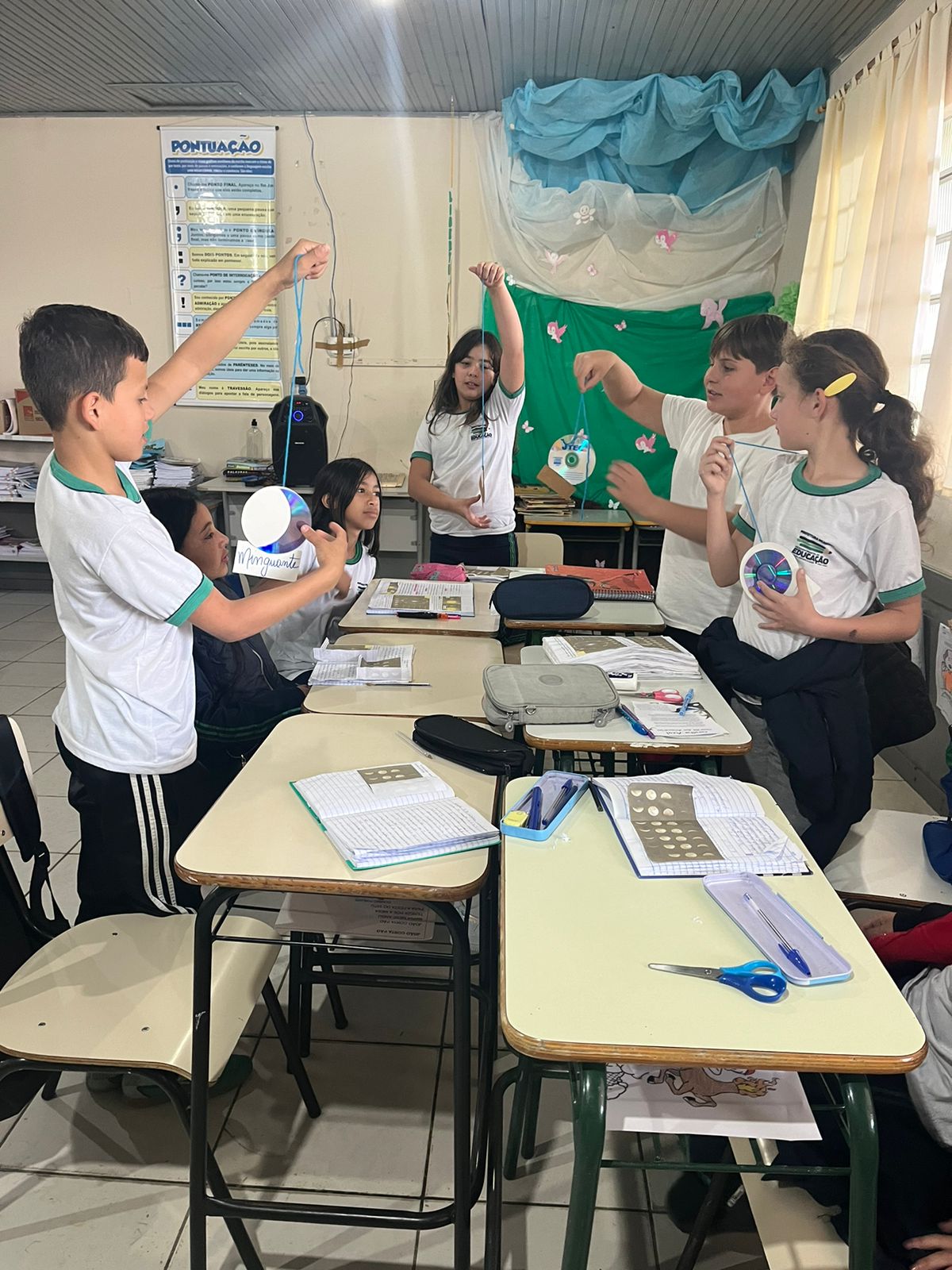 Confira os registros feitos pelos alunos e o trabalho em sala de aula.