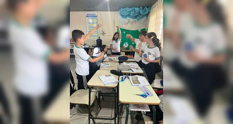 Confira os registros feitos pelos alunos e o trabalho em sala de aula.