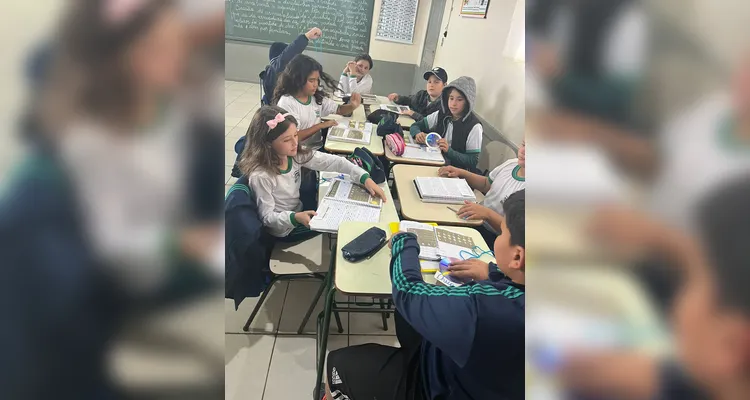 Confira os registros feitos pelos alunos e o trabalho em sala de aula.