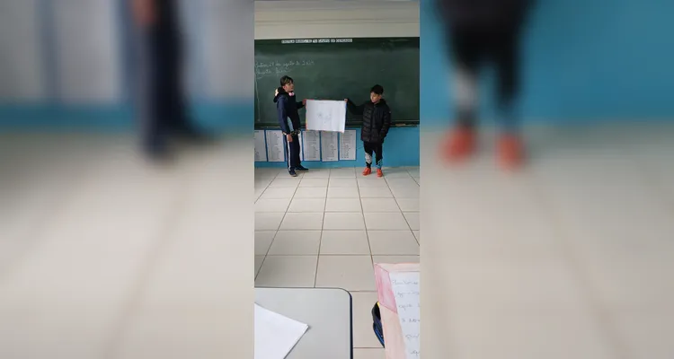 Trabalho em sala de aula foi aprofundado com produções acerca da temática.