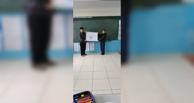 Trabalho em sala de aula foi aprofundado com produções acerca da temática.