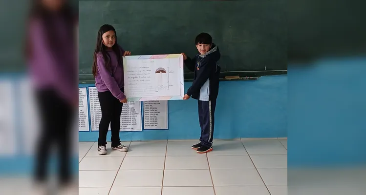 Trabalho em sala de aula foi aprofundado com produções acerca da temática.