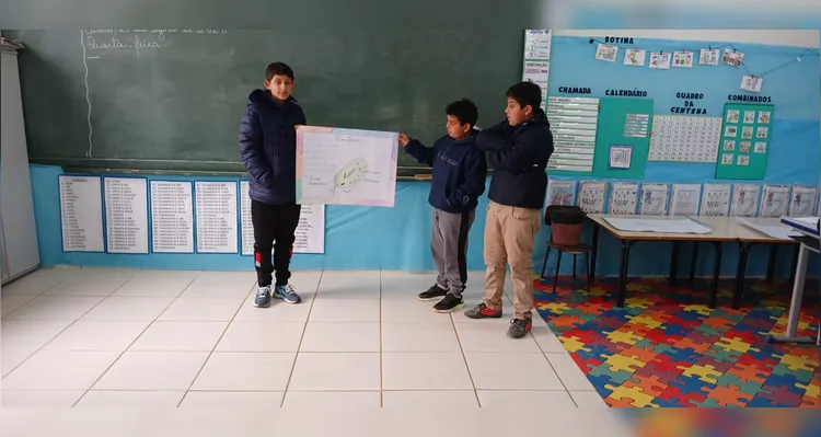 Trabalho em sala de aula foi aprofundado com produções acerca da temática.