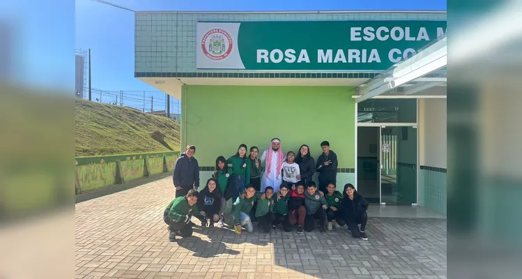 Convidado pôde levar importante conceitos aos estudantes.