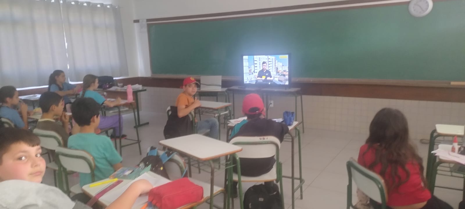 O conteúdo em formato de videoaula foi uma importante base para os estudos da turma.