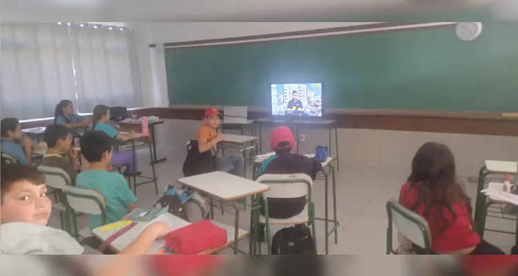 O conteúdo em formato de videoaula foi uma importante base para os estudos da turma.