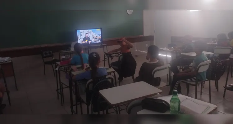 O conteúdo em formato de videoaula foi uma importante base para os estudos da turma.