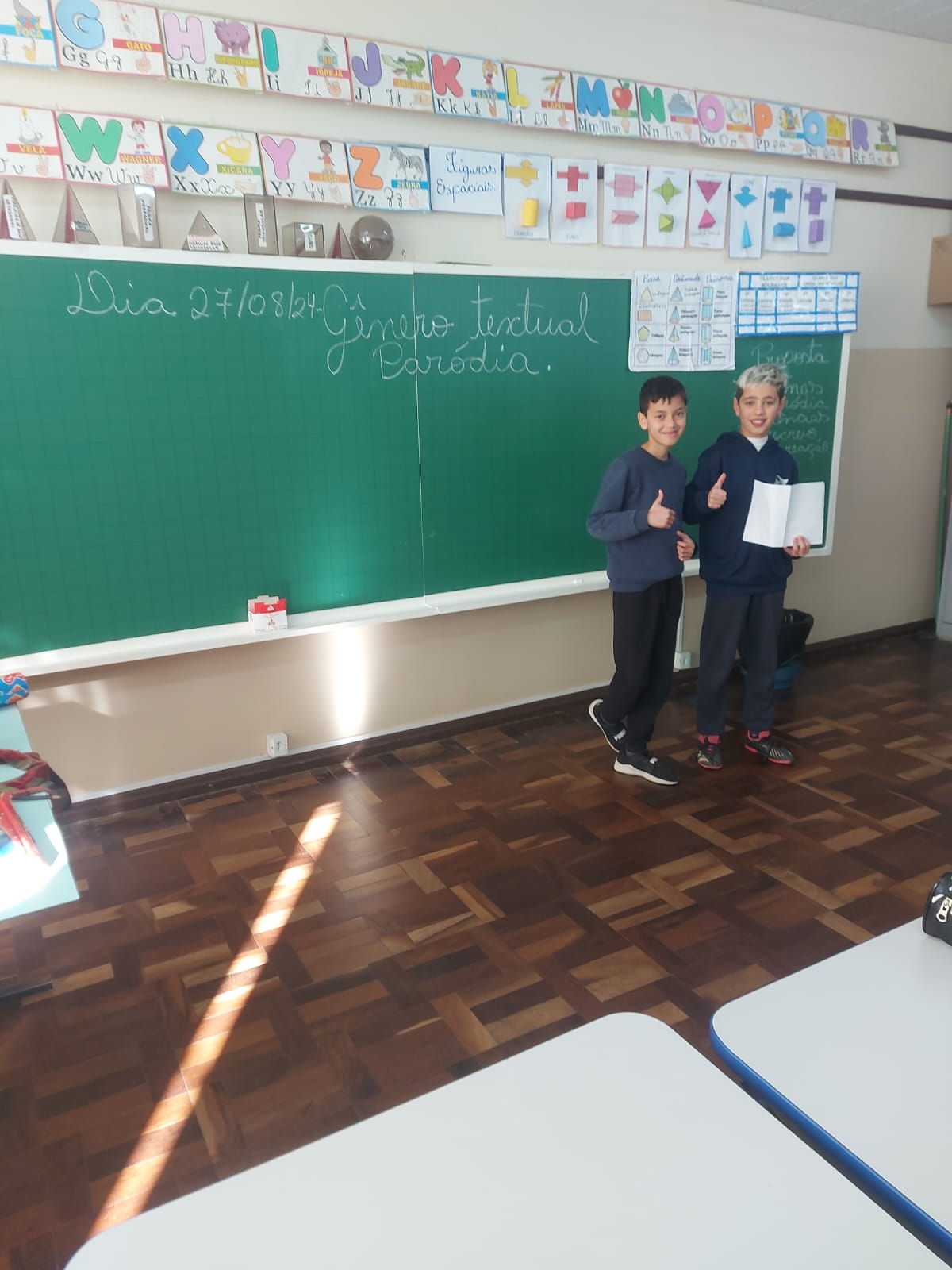 Diversas dinâmicas e trabalhos complementaram os estudos em sala.