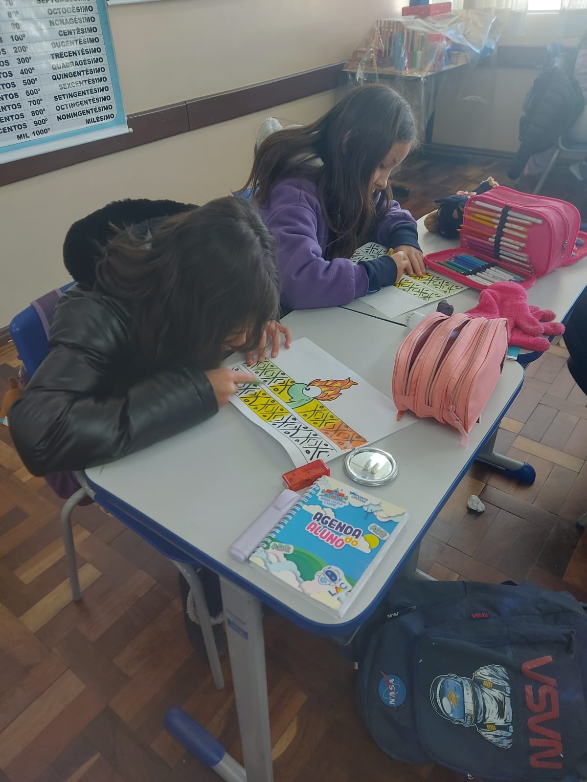 Diversas dinâmicas e trabalhos complementaram os estudos em sala.