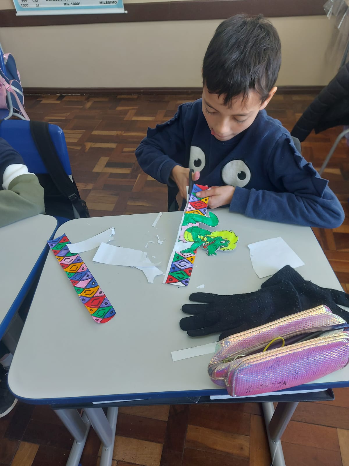 Diversas dinâmicas e trabalhos complementaram os estudos em sala.