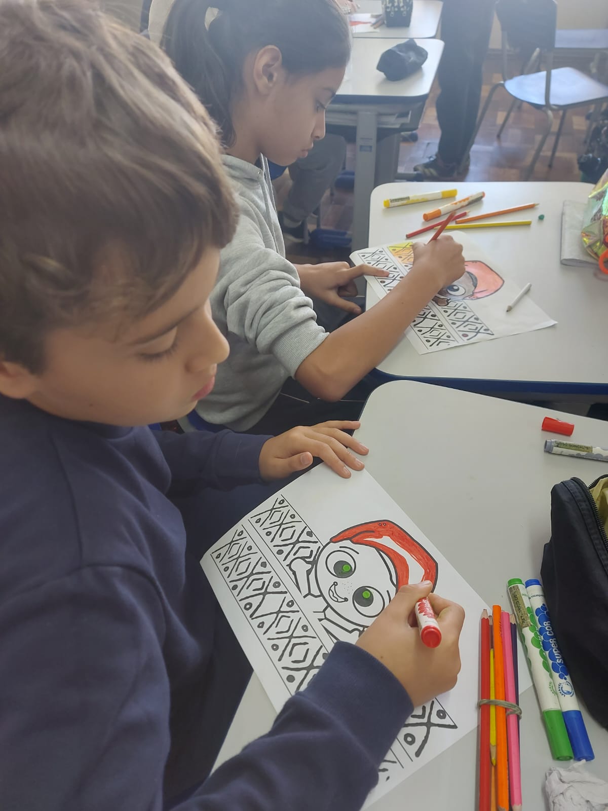 Diversas dinâmicas e trabalhos complementaram os estudos em sala.