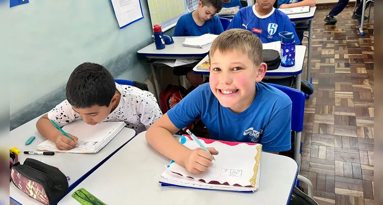 A turma também desenvolveu histórias em quadrinhos para solidificar os aprendizados.