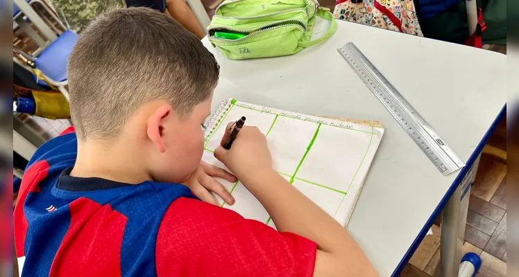 A turma também desenvolveu histórias em quadrinhos para solidificar os aprendizados.