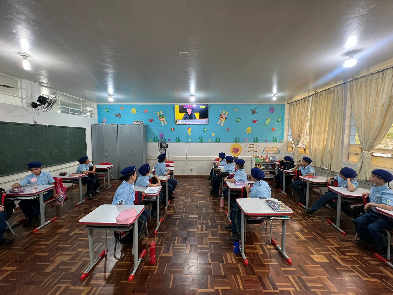 A aula do Vamos Ler em parceria com a Brasilcap foi parte importante dos estudos da turma.