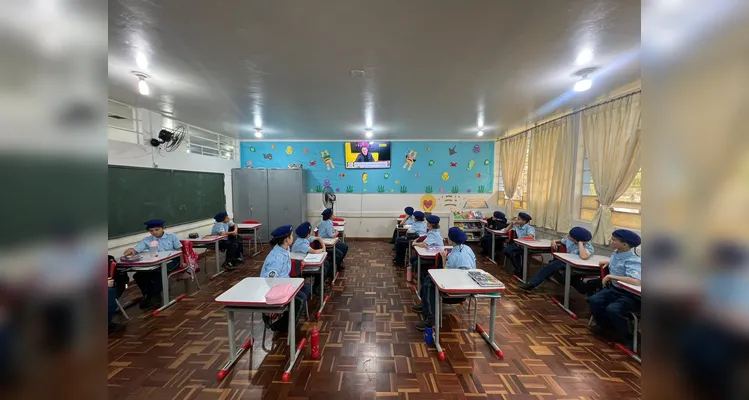 A aula do Vamos Ler em parceria com a Brasilcap foi parte importante dos estudos da turma.