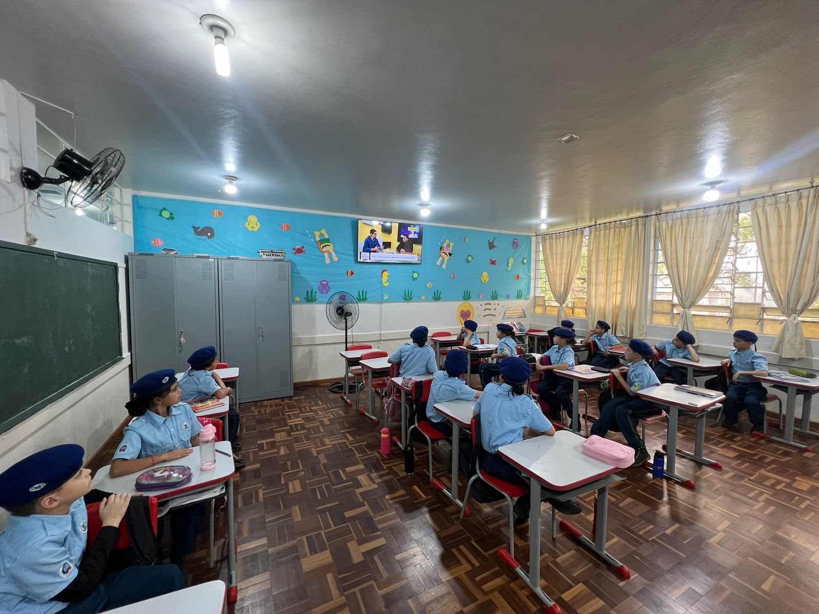 A aula do Vamos Ler em parceria com a Brasilcap foi parte importante dos estudos da turma.