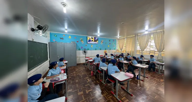 A aula do Vamos Ler em parceria com a Brasilcap foi parte importante dos estudos da turma.