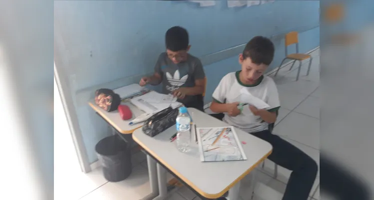 Confira como foi o trabalho dos alunos em sala de aula.