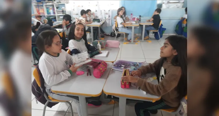 Confira como foi o trabalho dos alunos em sala de aula.