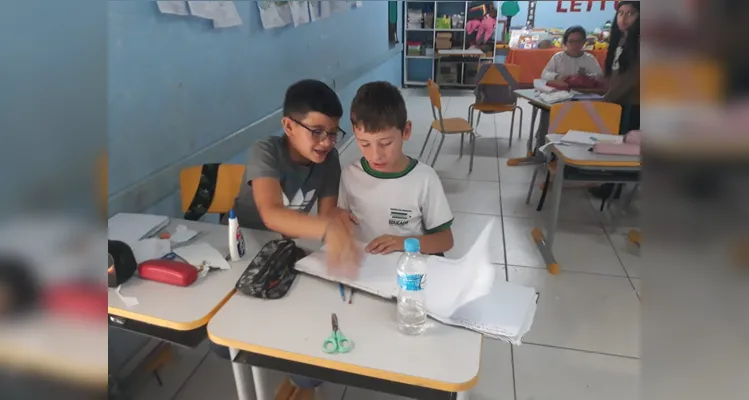 Confira como foi o trabalho dos alunos em sala de aula.