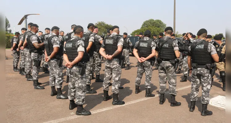 Participam dessa fase da operação o Batalhão de Polícia Militar de Operações Aéreas (BPMOA), o Batalhão de Polícia de Rondas Ostensivas de Natureza Especial (BPRONE) e o efetivo do 1º Batalhão de Polícia Militar.