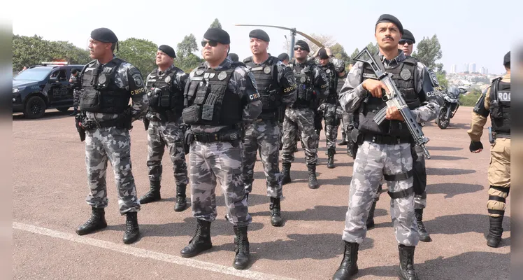 Participam dessa fase da operação o Batalhão de Polícia Militar de Operações Aéreas (BPMOA), o Batalhão de Polícia de Rondas Ostensivas de Natureza Especial (BPRONE) e o efetivo do 1º Batalhão de Polícia Militar.