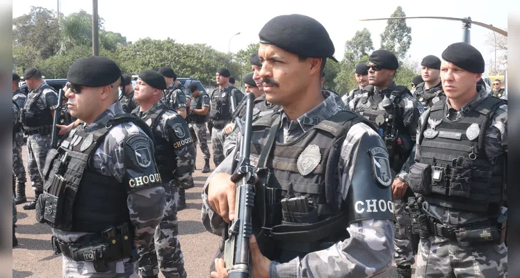 Participam dessa fase da operação o Batalhão de Polícia Militar de Operações Aéreas (BPMOA), o Batalhão de Polícia de Rondas Ostensivas de Natureza Especial (BPRONE) e o efetivo do 1º Batalhão de Polícia Militar.