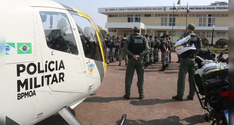 As atividades incluem patrulhamento ostensivo, bloqueios de trânsito, abordagens policiais, saturação de áreas críticas e rigorosa fiscalização de veículos e pessoas.