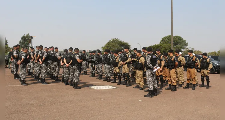 Participam dessa fase da operação o Batalhão de Polícia Militar de Operações Aéreas (BPMOA), o Batalhão de Polícia de Rondas Ostensivas de Natureza Especial (BPRONE) e o efetivo do 1º Batalhão de Polícia Militar.