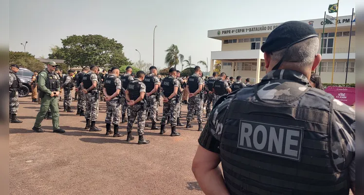 Participam dessa fase da operação o Batalhão de Polícia Militar de Operações Aéreas (BPMOA), o Batalhão de Polícia de Rondas Ostensivas de Natureza Especial (BPRONE) e o efetivo do 1º Batalhão de Polícia Militar.