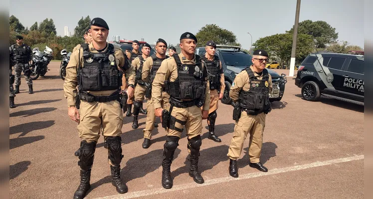 Participam dessa fase da operação o Batalhão de Polícia Militar de Operações Aéreas (BPMOA), o Batalhão de Polícia de Rondas Ostensivas de Natureza Especial (BPRONE) e o efetivo do 1º Batalhão de Polícia Militar.