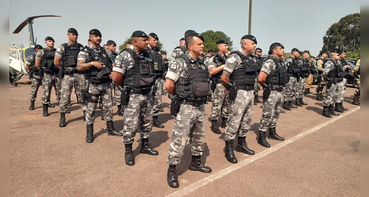 Participam dessa fase da operação o Batalhão de Polícia Militar de Operações Aéreas (BPMOA), o Batalhão de Polícia de Rondas Ostensivas de Natureza Especial (BPRONE) e o efetivo do 1º Batalhão de Polícia Militar.