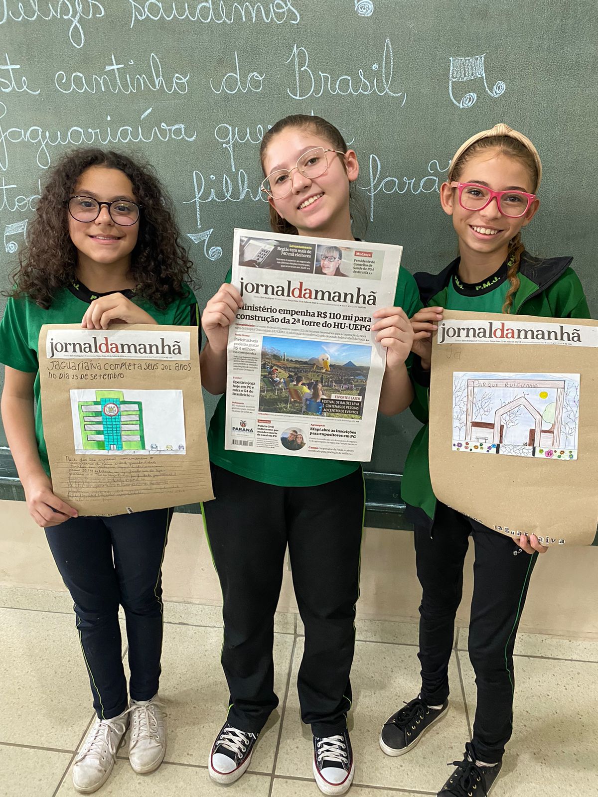 Trabalho uniu comunicação com homenagens ao lar dos estudantes.