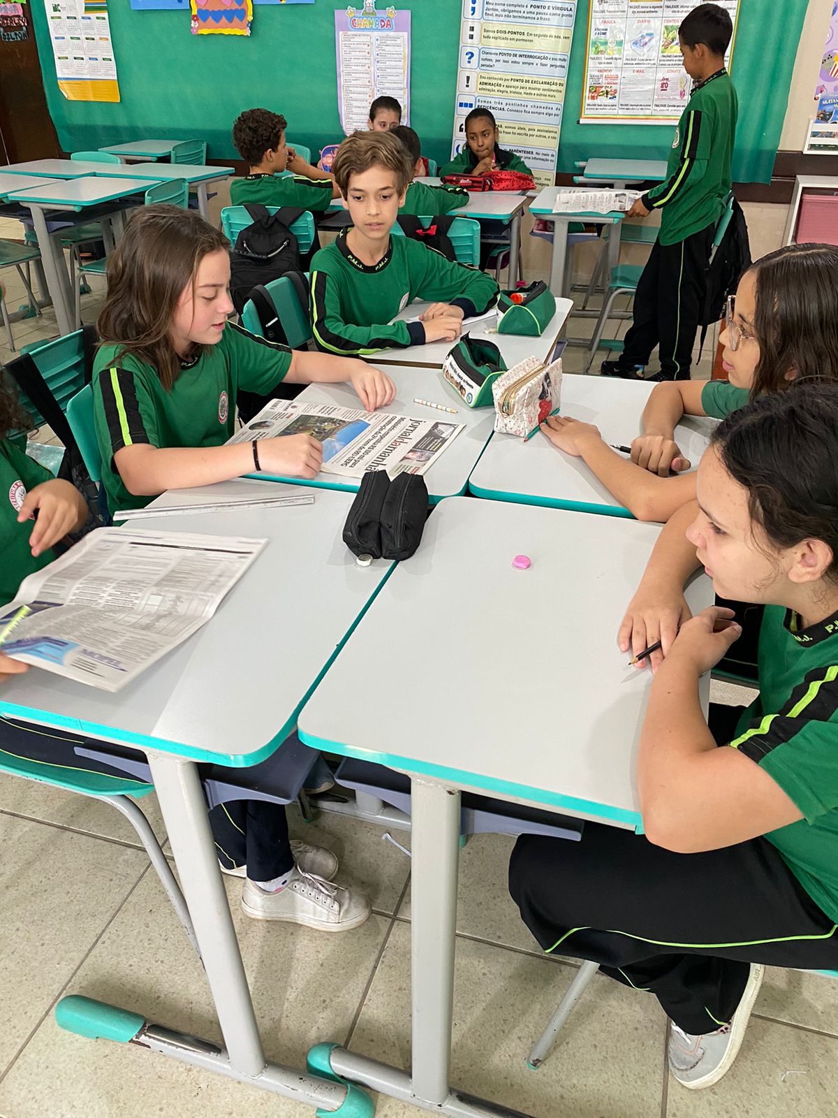 Trabalho uniu comunicação com homenagens ao lar dos estudantes.