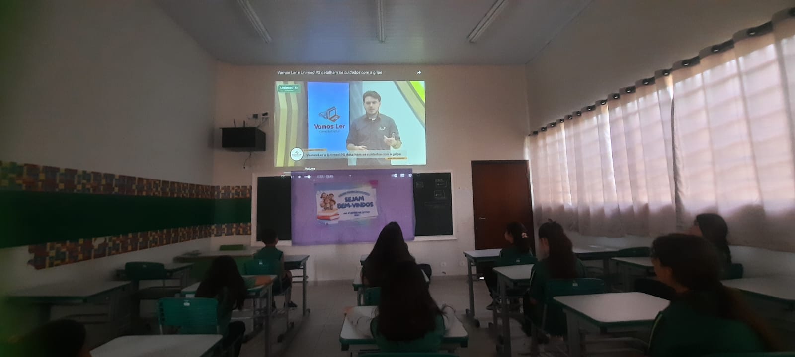 Videoaula teve grande importância no entendimento dos educandos sobre a doença.