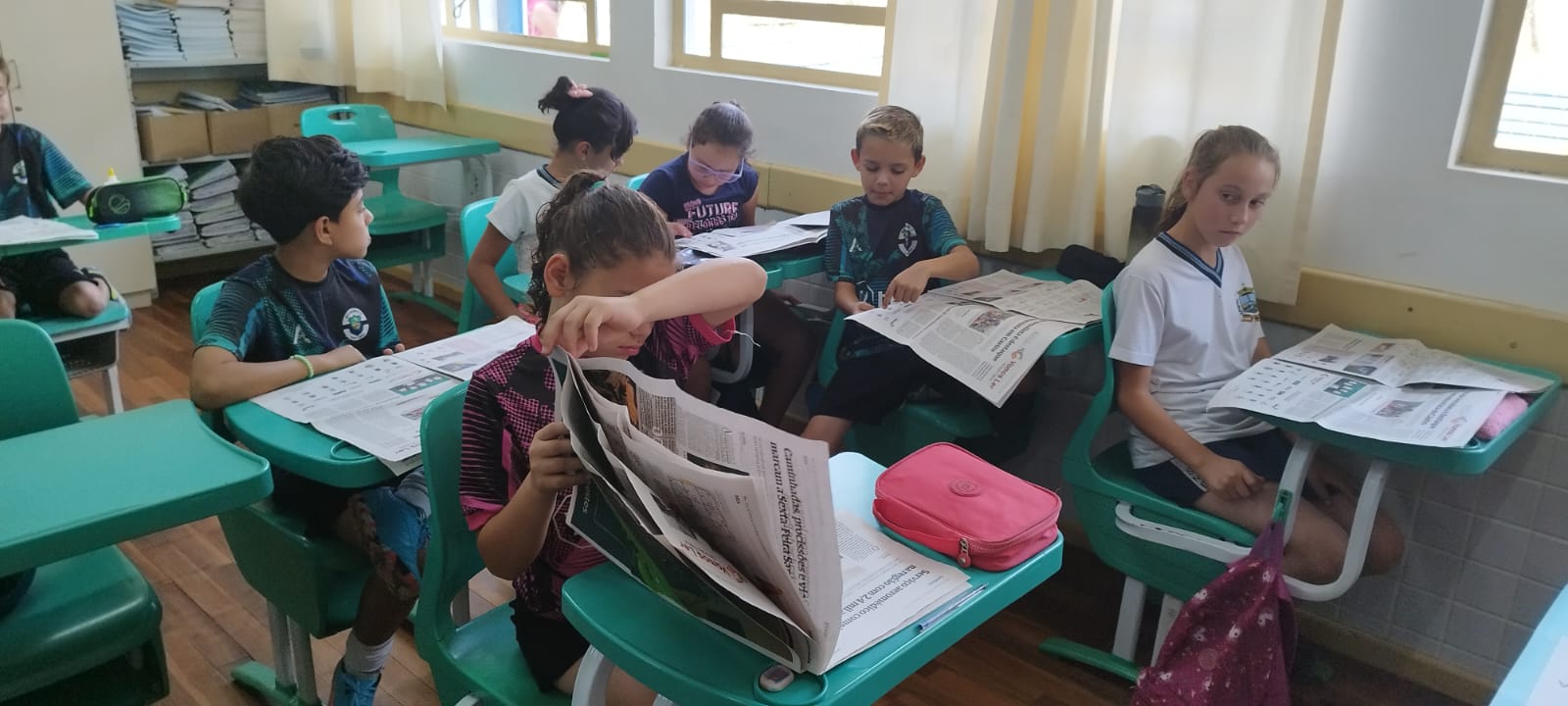 Impresso contribuiu para ampla aprendizagem em sala de aula.