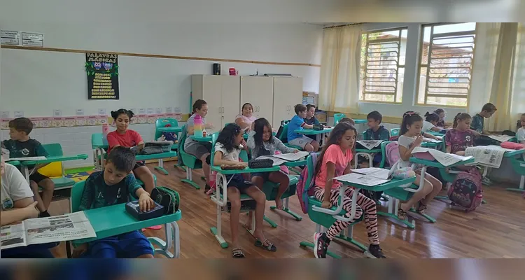 Impresso contribuiu para ampla aprendizagem em sala de aula.