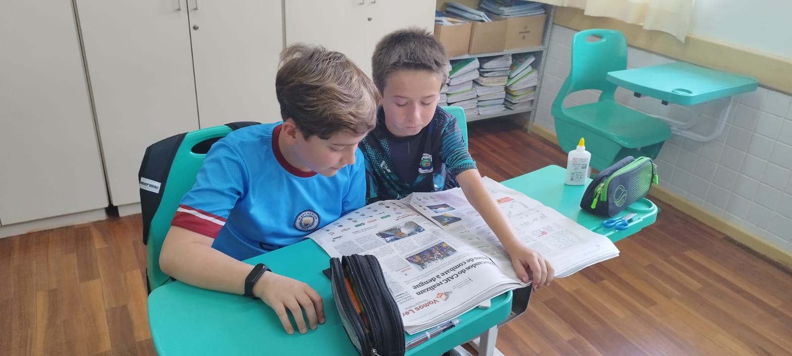 Impresso contribuiu para ampla aprendizagem em sala de aula.