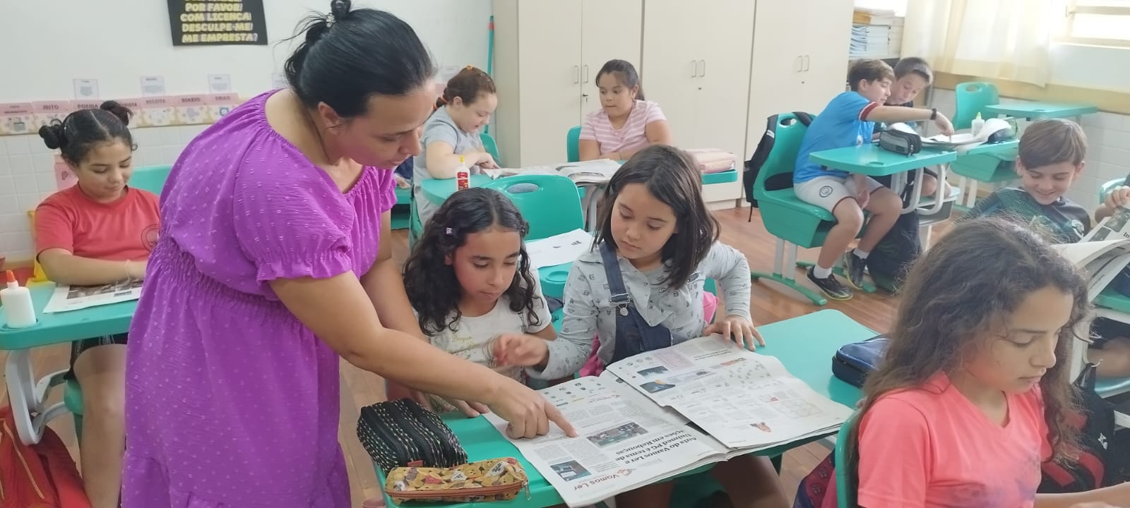 Impresso contribuiu para ampla aprendizagem em sala de aula.