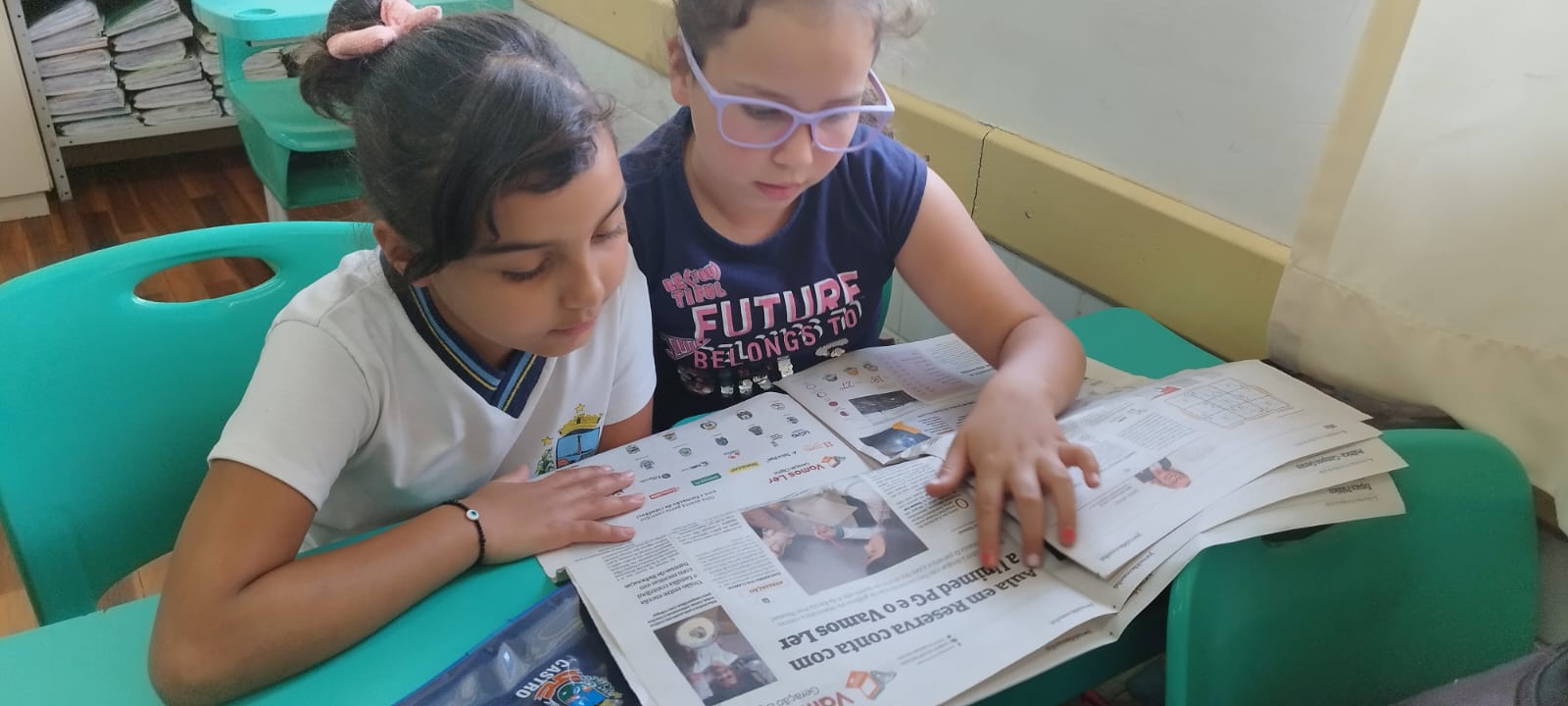 Impresso contribuiu para ampla aprendizagem em sala de aula.