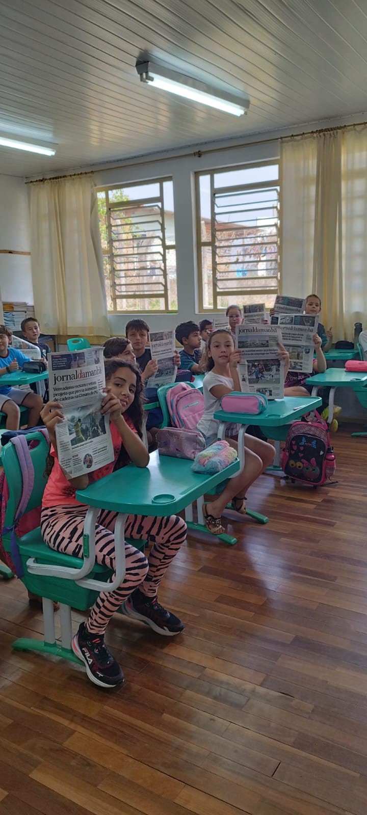 Impresso contribuiu para ampla aprendizagem em sala de aula.