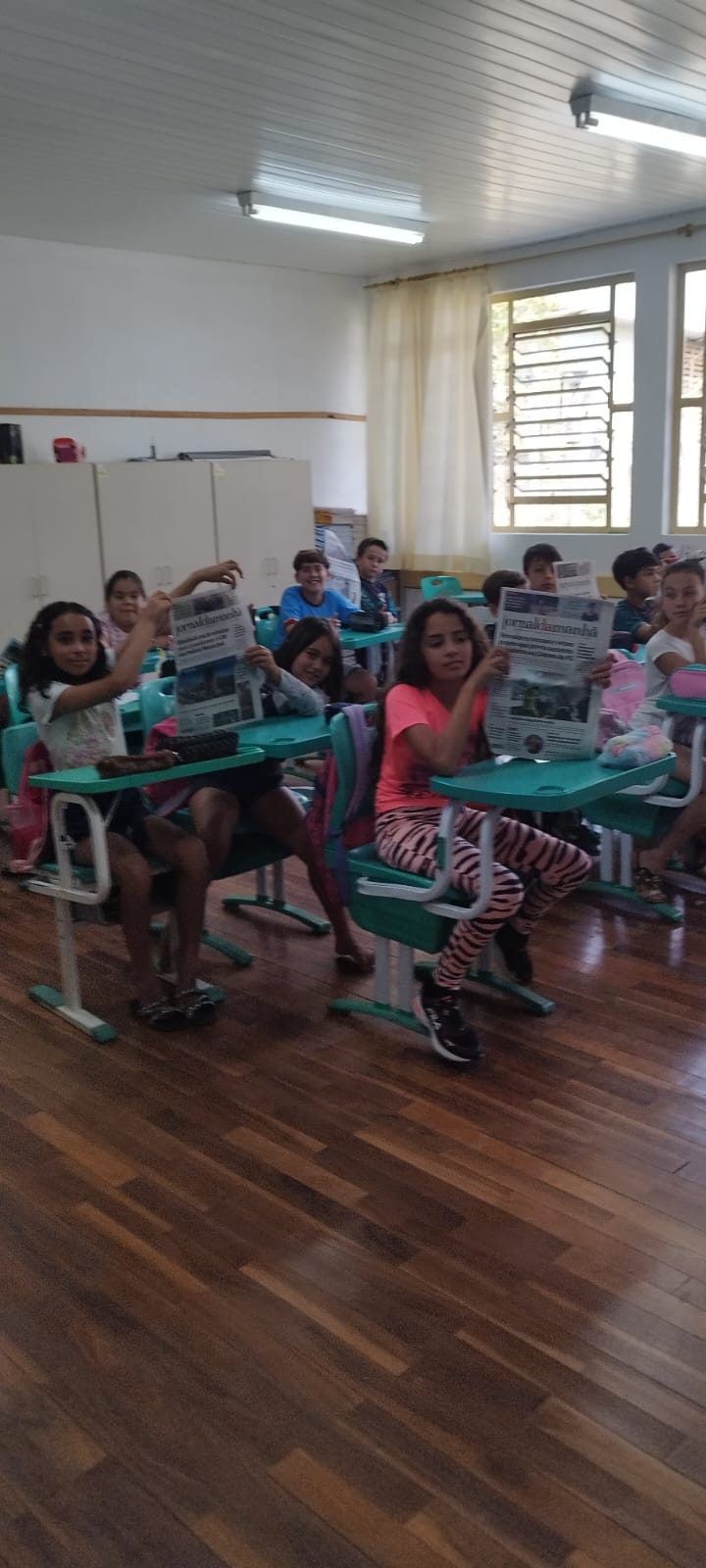 Impresso contribuiu para ampla aprendizagem em sala de aula.