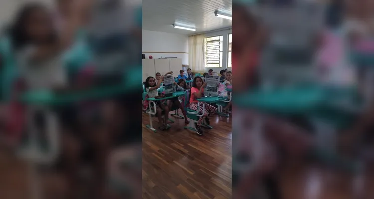 Impresso contribuiu para ampla aprendizagem em sala de aula.