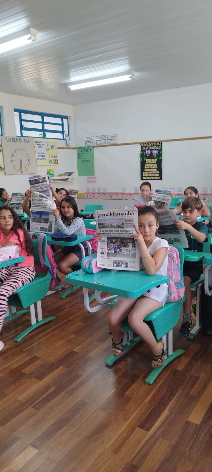 Impresso contribuiu para ampla aprendizagem em sala de aula.