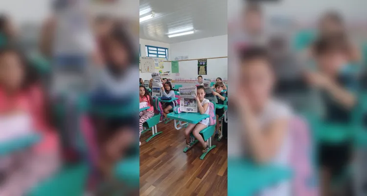 Impresso contribuiu para ampla aprendizagem em sala de aula.