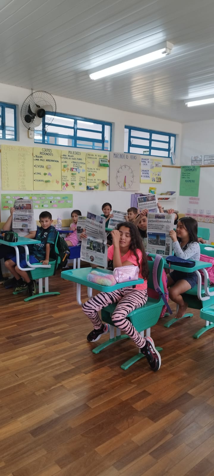 Impresso contribuiu para ampla aprendizagem em sala de aula.